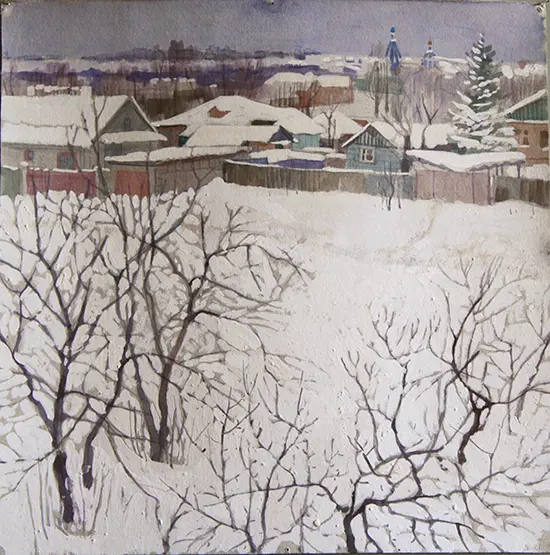 Снежный вечер