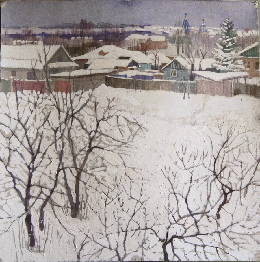 Снежный вечер