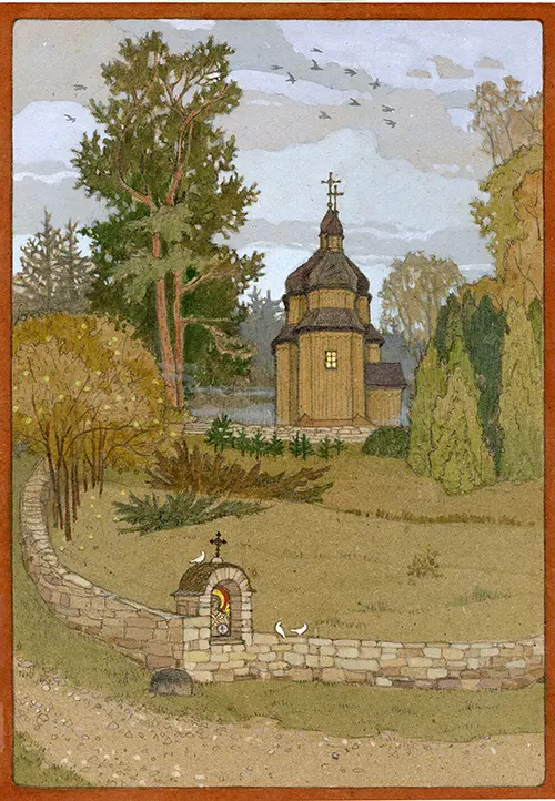 Храм Архангела Михаила. Белые птицы