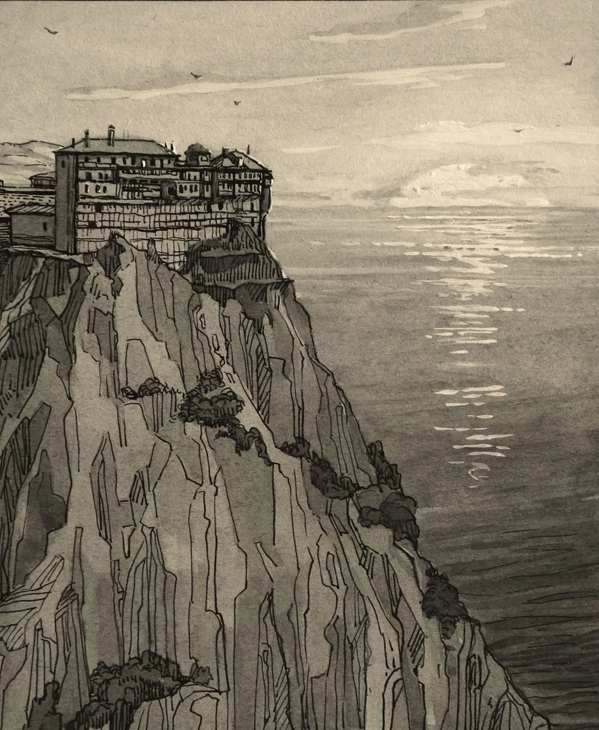 Святая гора Афон. Иллюстрация 1