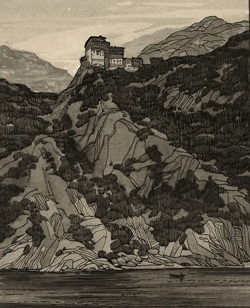 Святая гора Афон. Иллюстрация 5