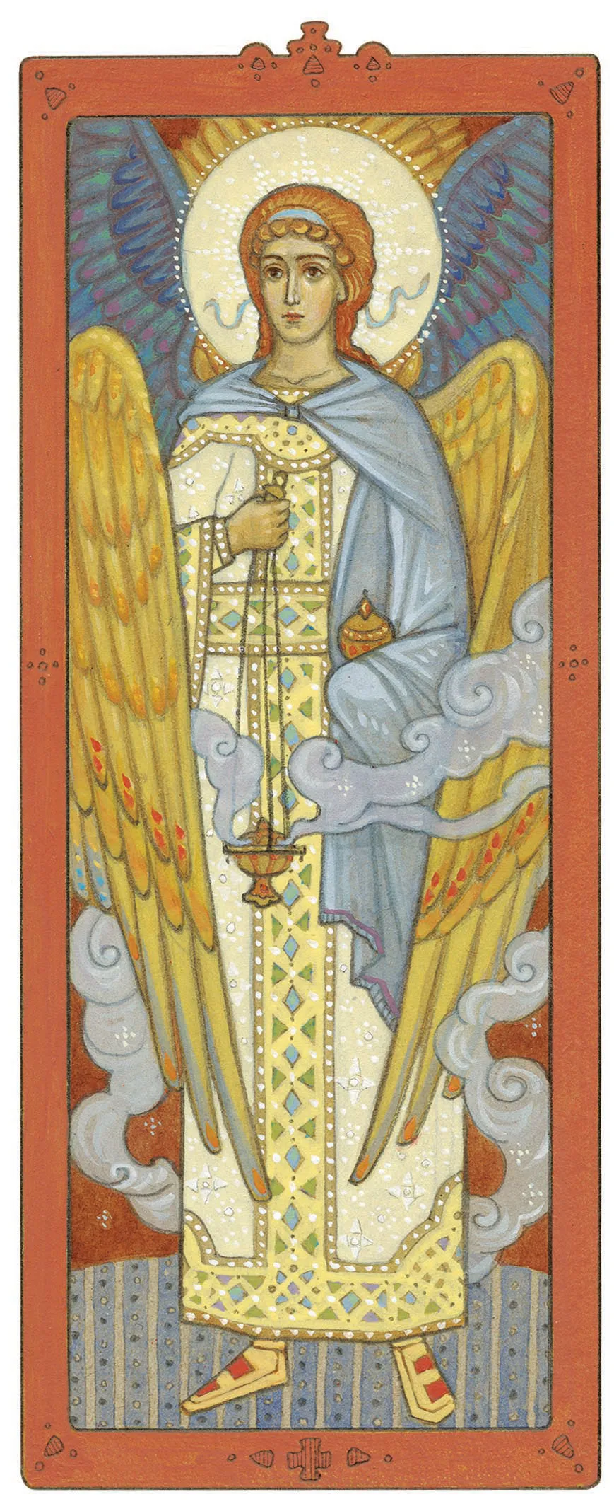 Ангел служит преподобному Сергию