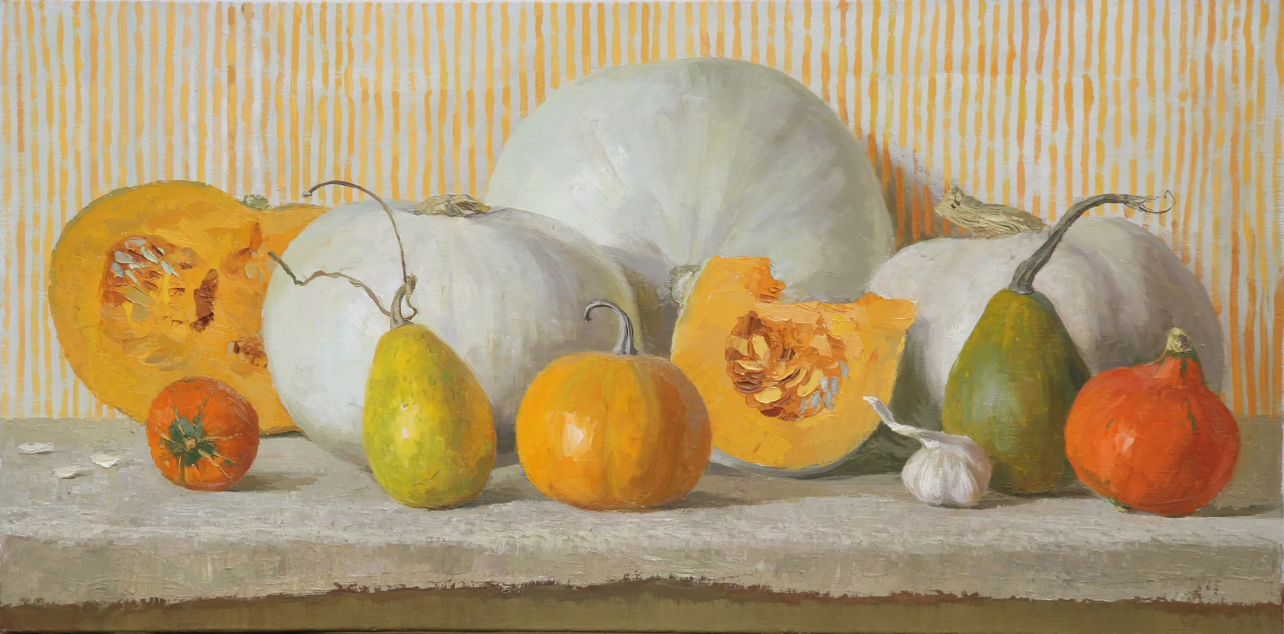 2 голубые тыквы