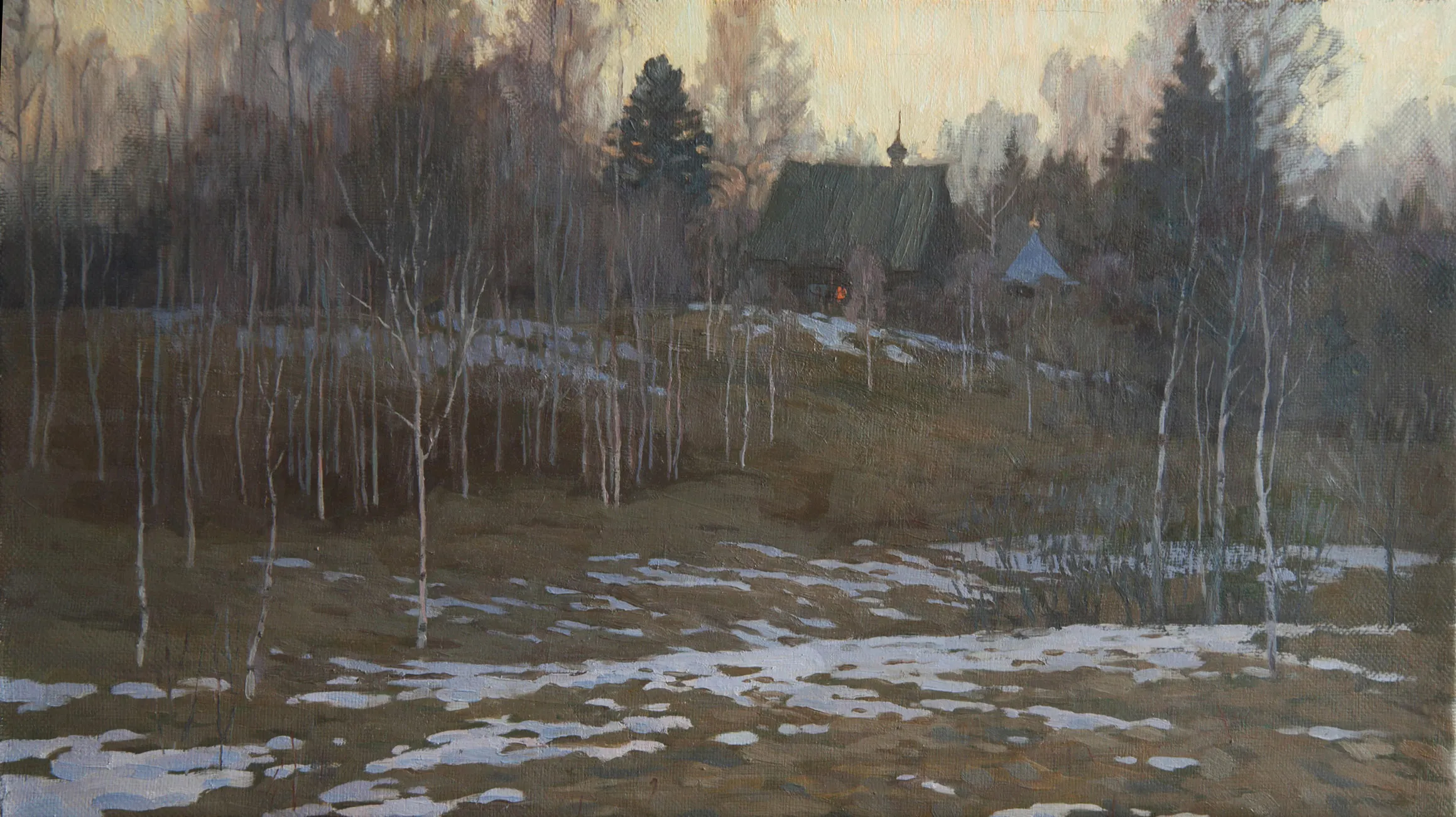 Весна. Белые свечи