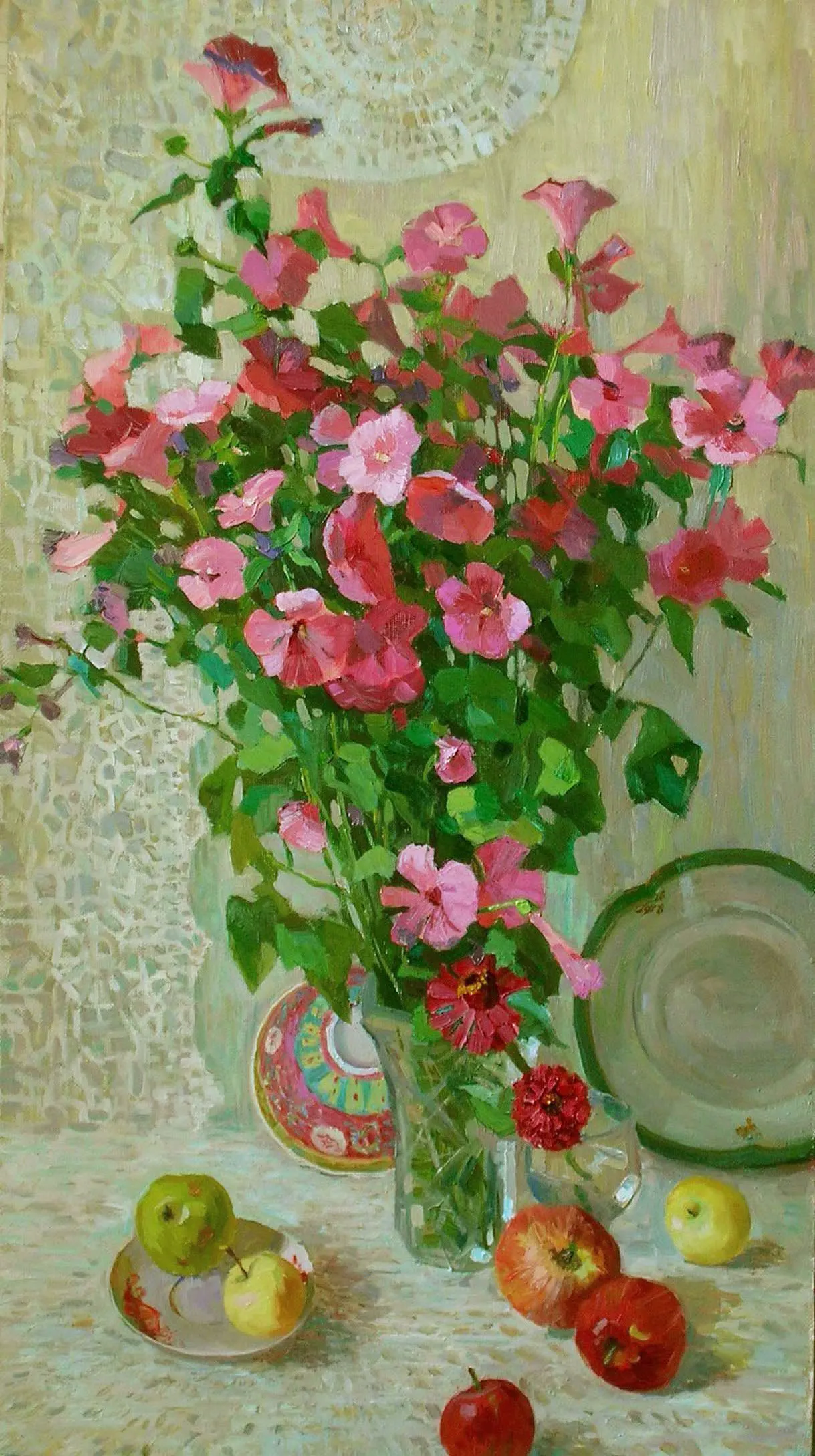 Розовые колокольчики