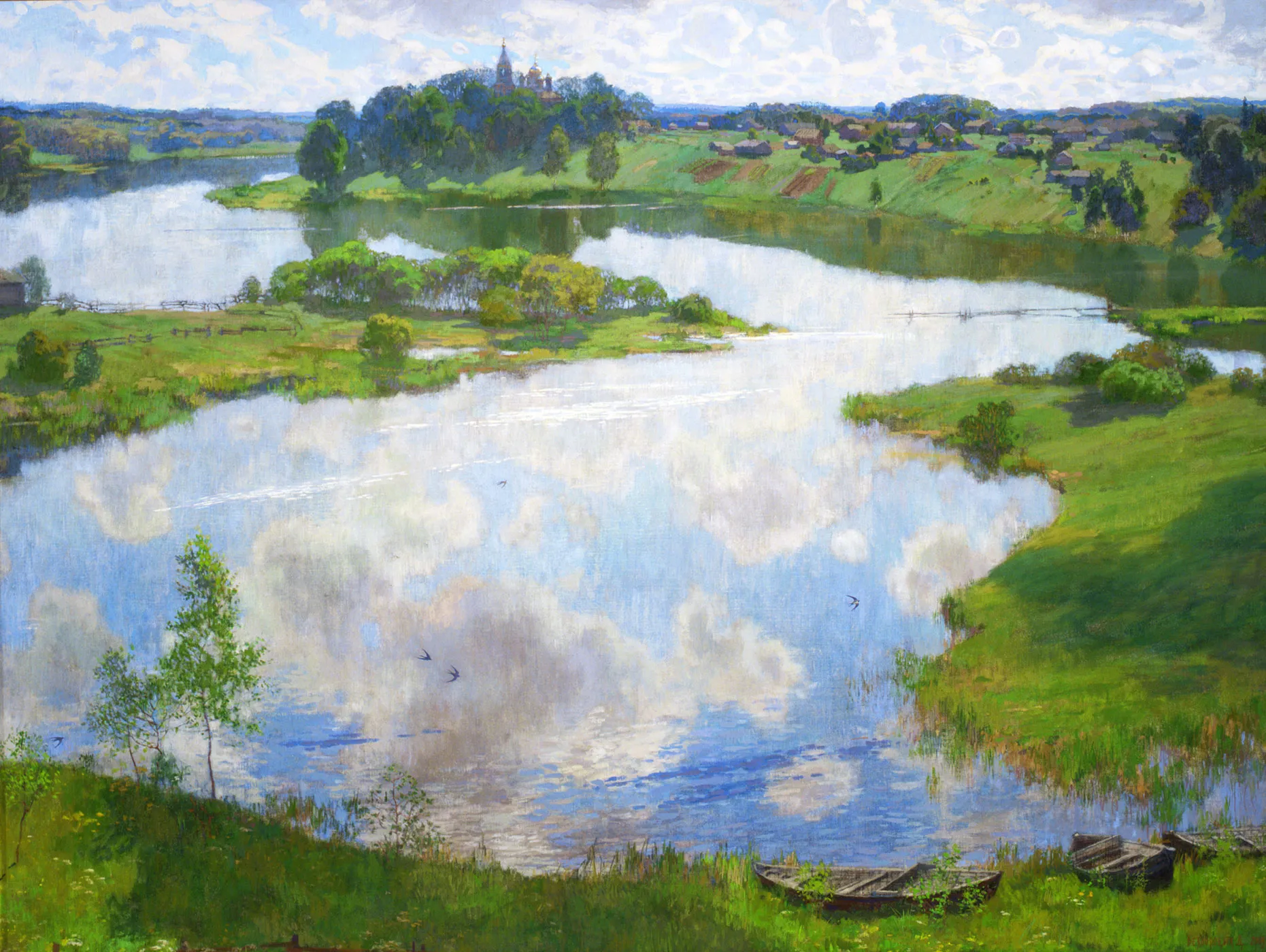 У озера. Дипломная работа