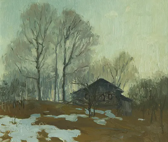 Весна. Снег сходит