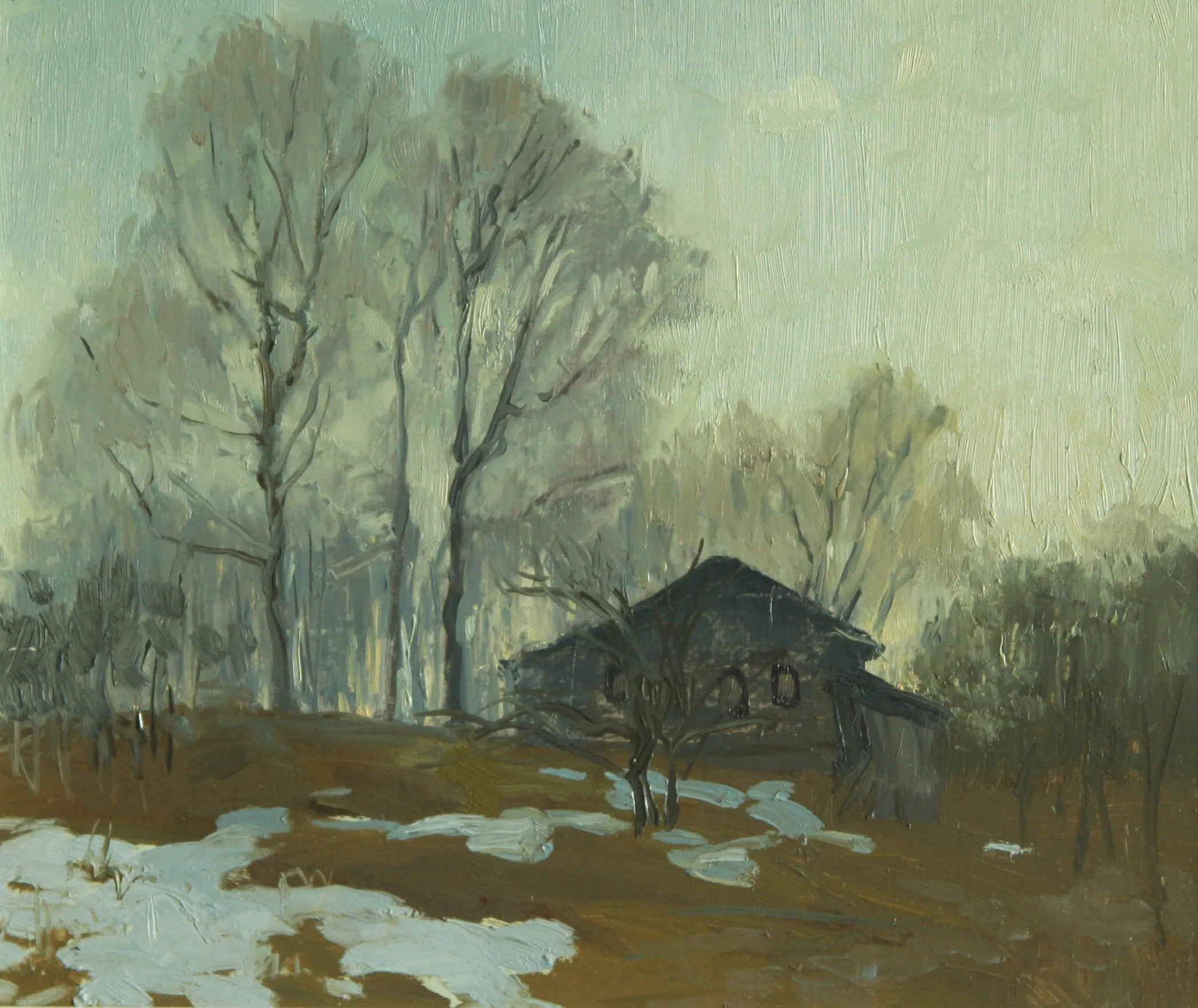 Весна. Снег сходит