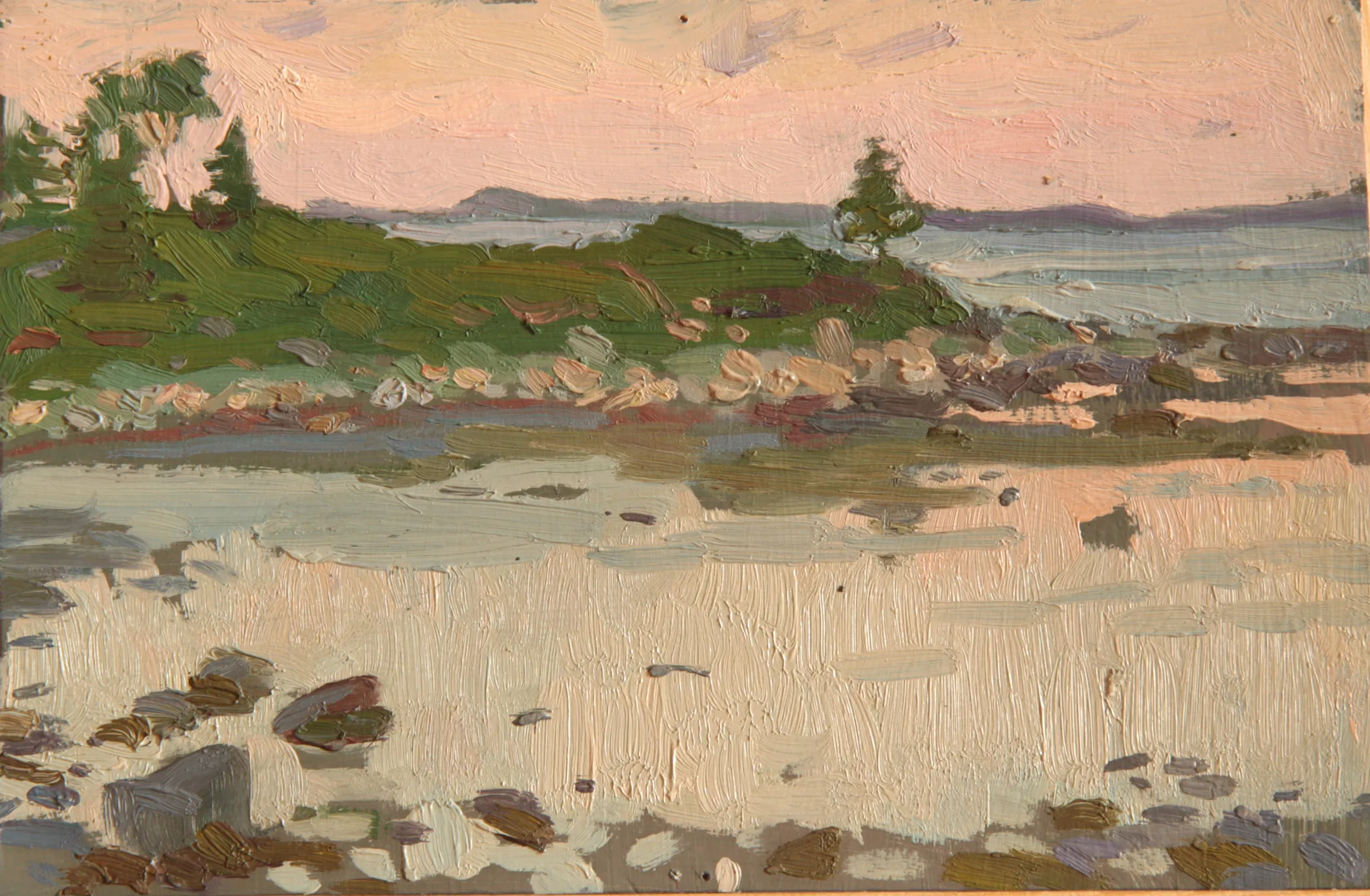 Розовй закат. Соловки